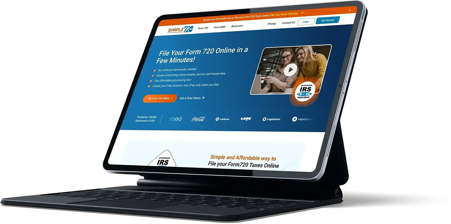 File Your Form 720 Online With The IRS Authorized Simple720
