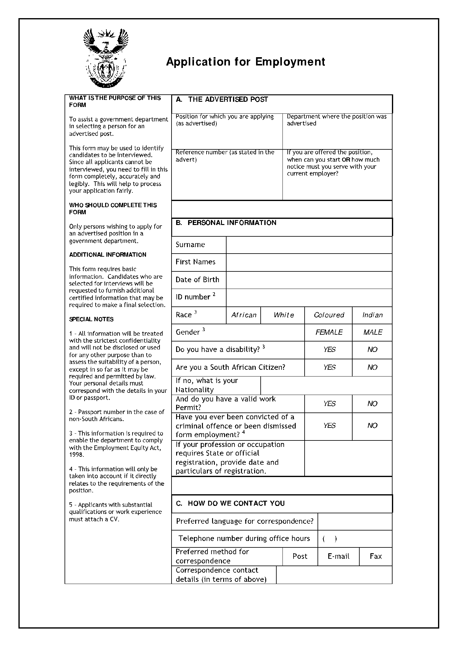 Fill amp Download Editable New Z83 Form 2022 For Free PDF 