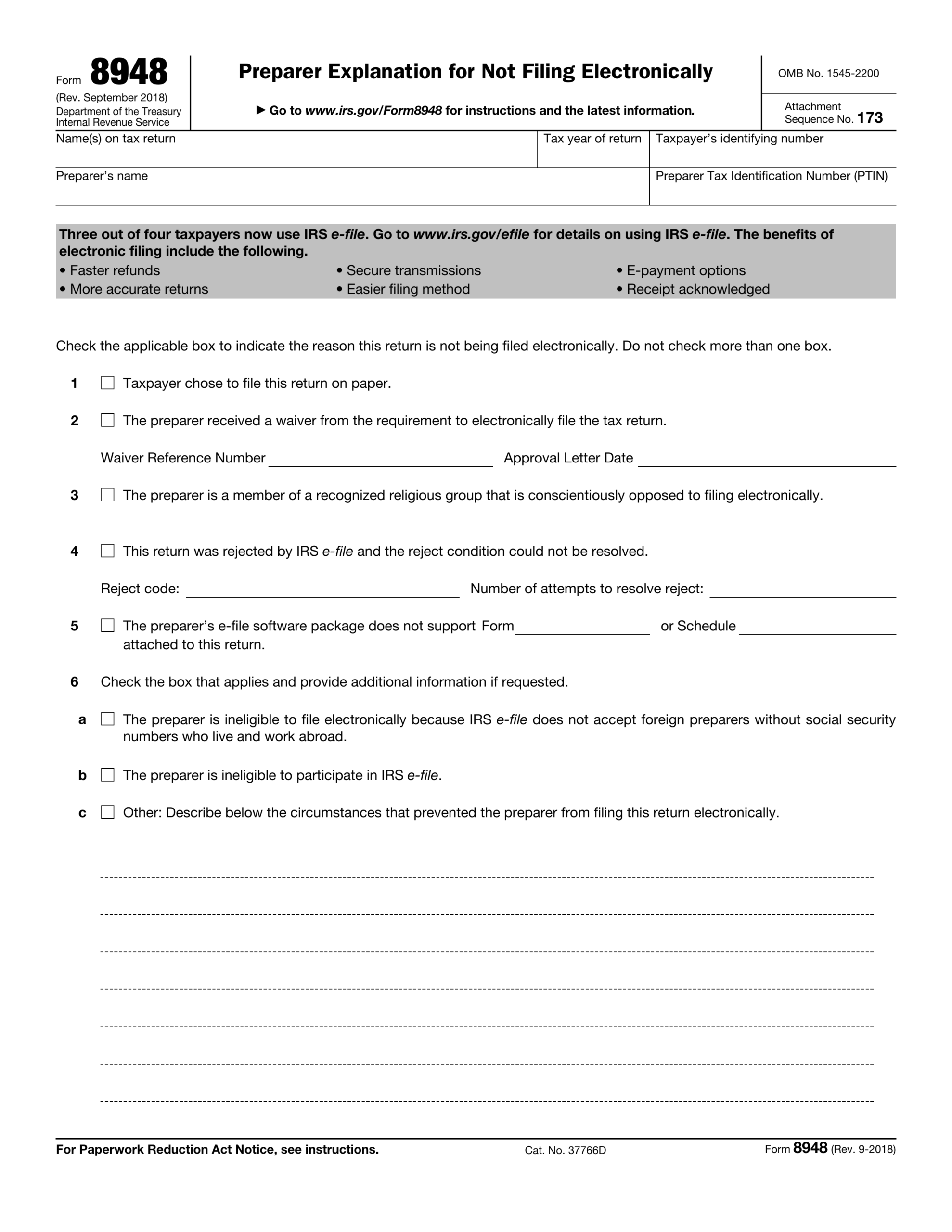 Irs Non Filing Form 2024