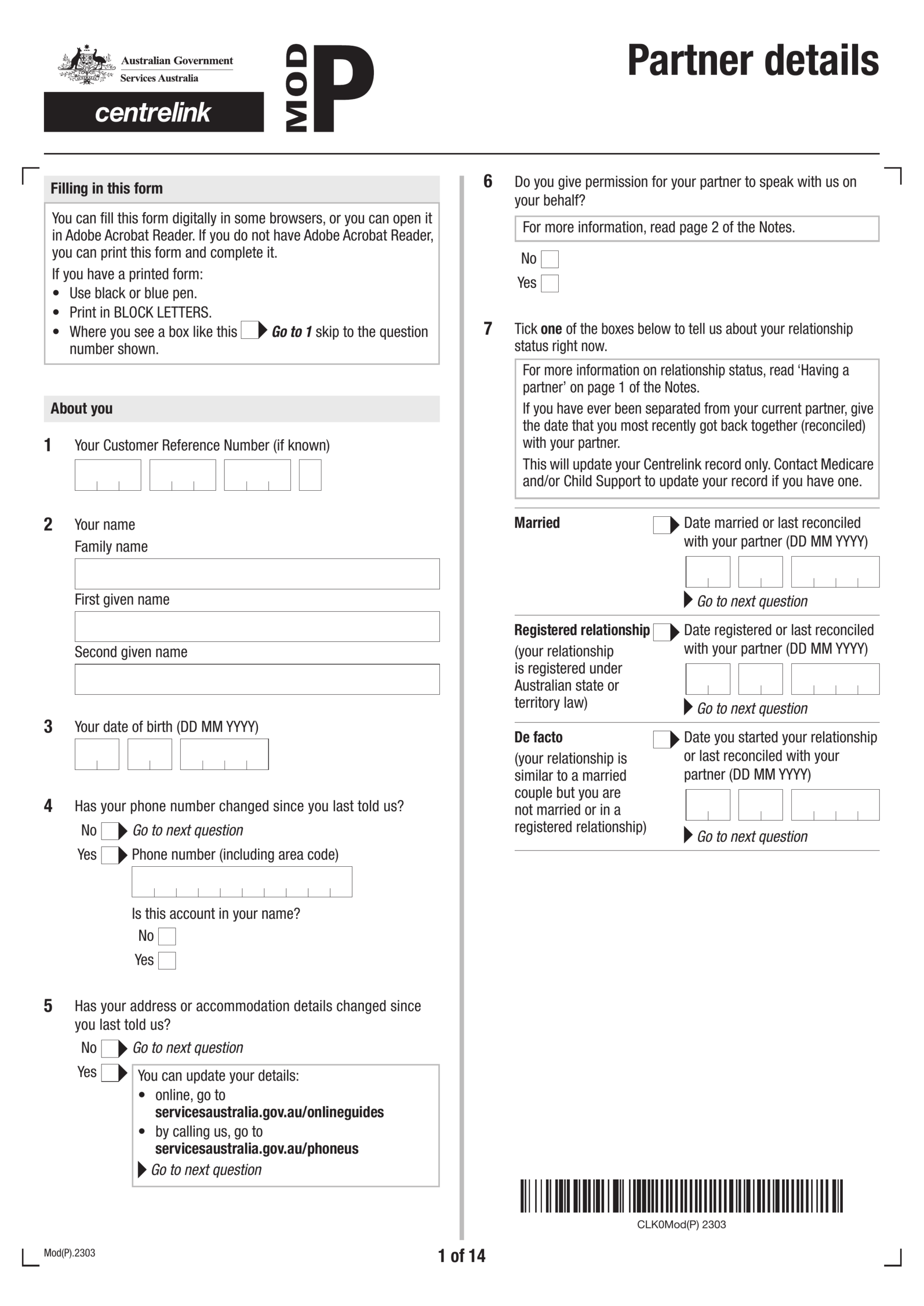 Fill Form MOD P 2024 2025 Create Edit Forms Online