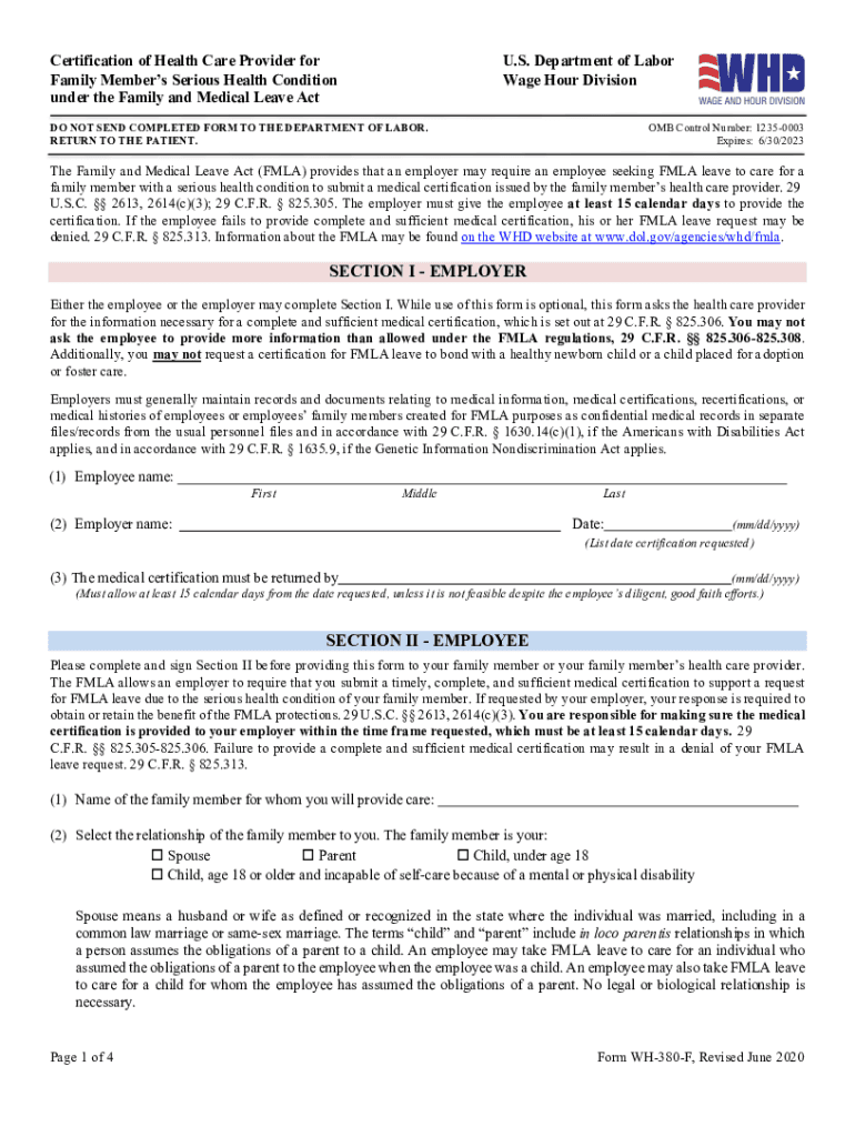 Fill Out Fmla Paperwork Fill Online Printable Fillable Blank 