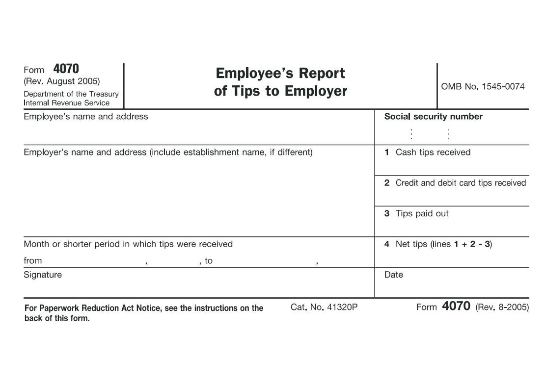 Fillable Form IRS 4070 Edit Sign amp Download In PDF PDFRun