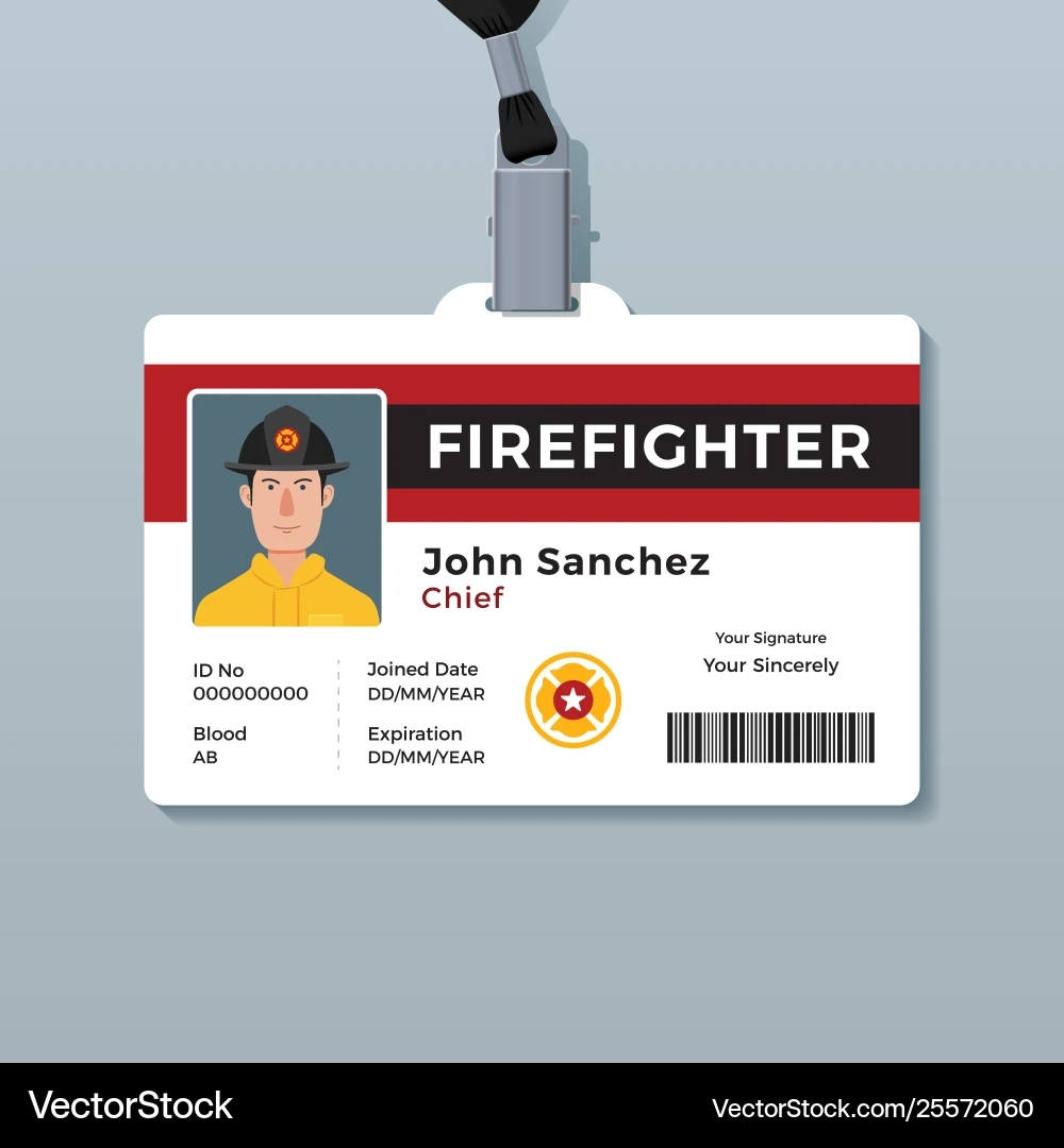 Firefighter Template Badge Vector Images amp Graphics For Commercial 