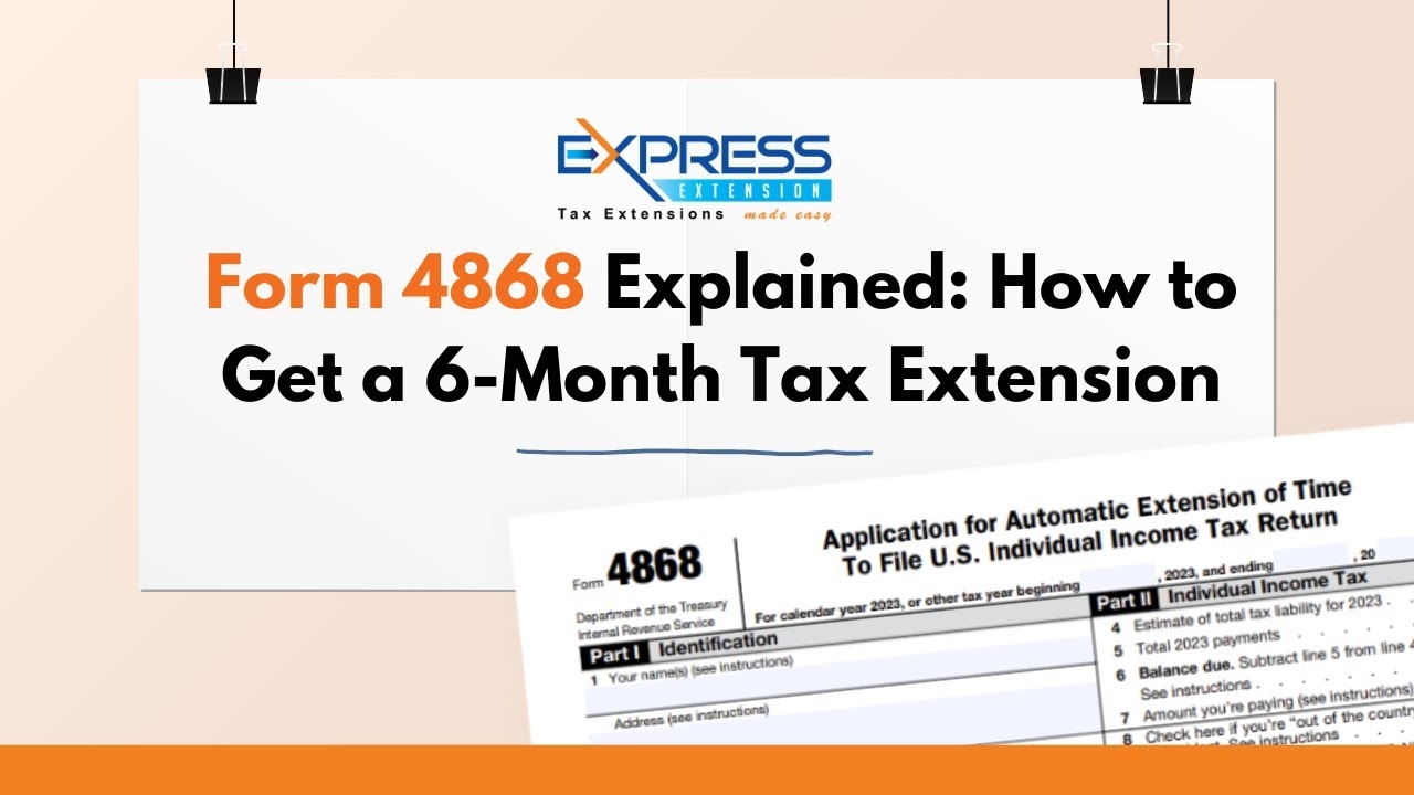 Form 4868 For 2023