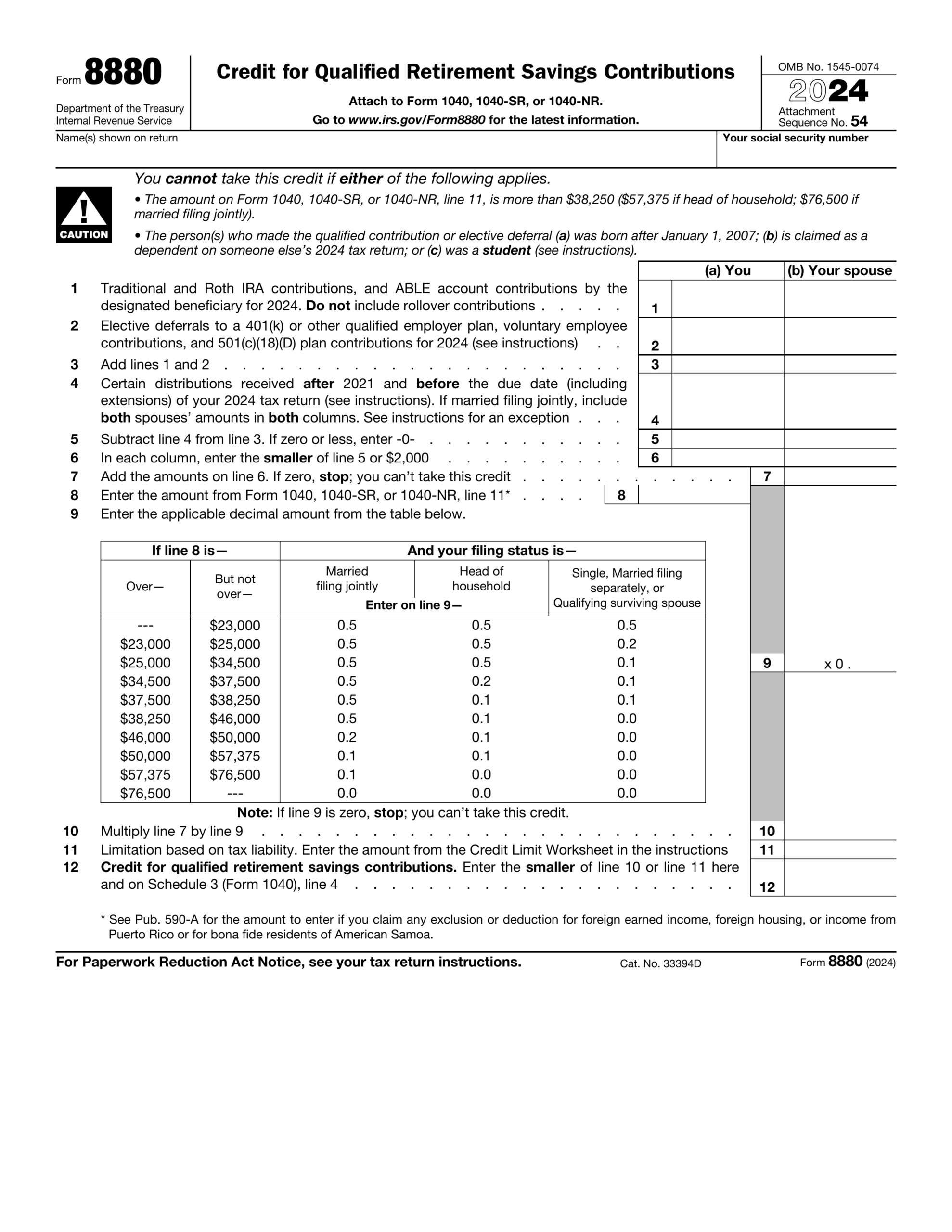 Irs Form 5329 For 2024 Printable