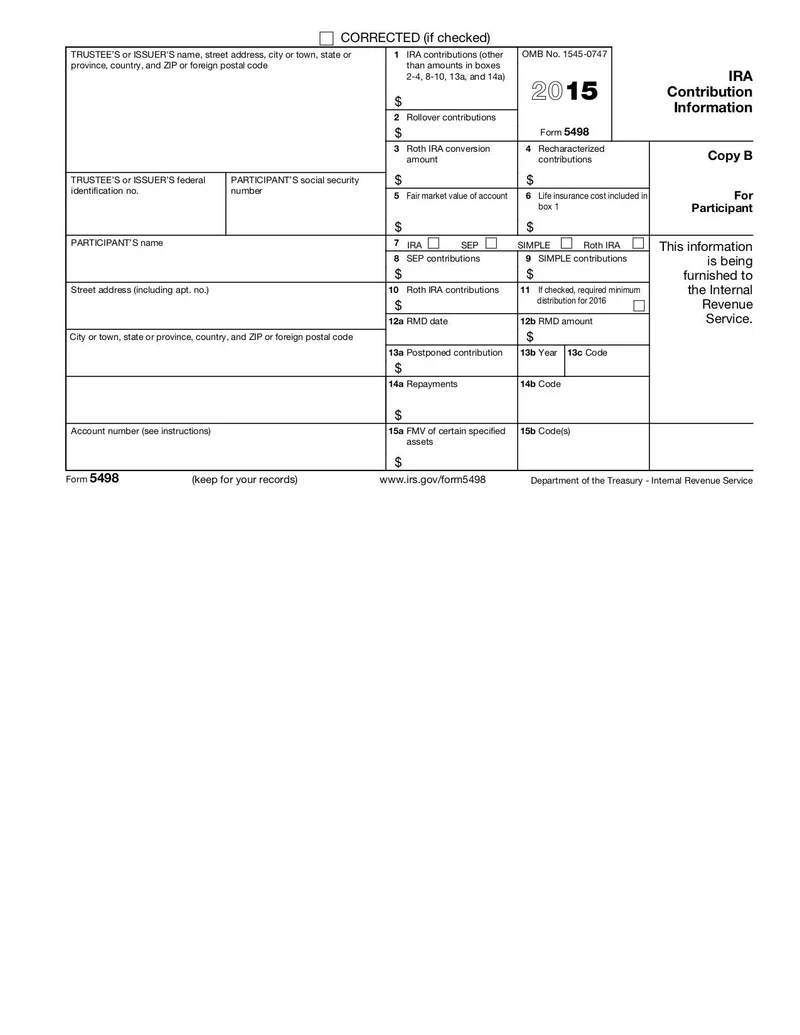 Irs Form 5498 Pdf