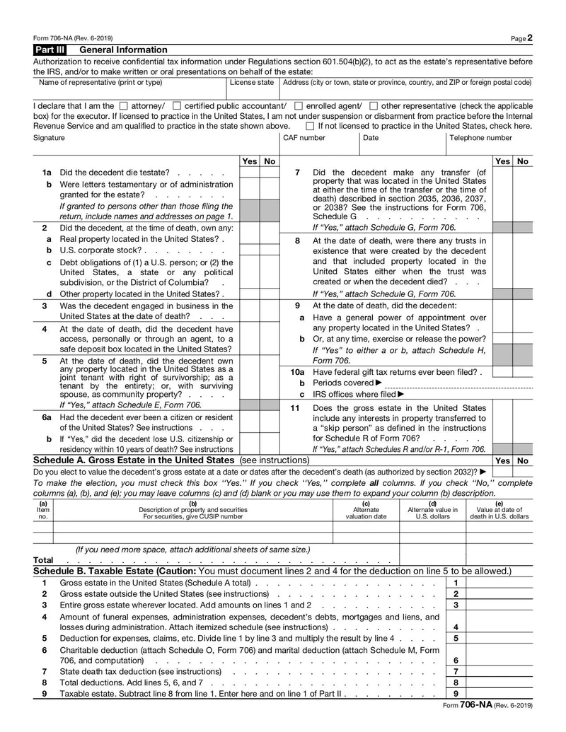 Form 706 NA Fill And Sign Online With Lumin