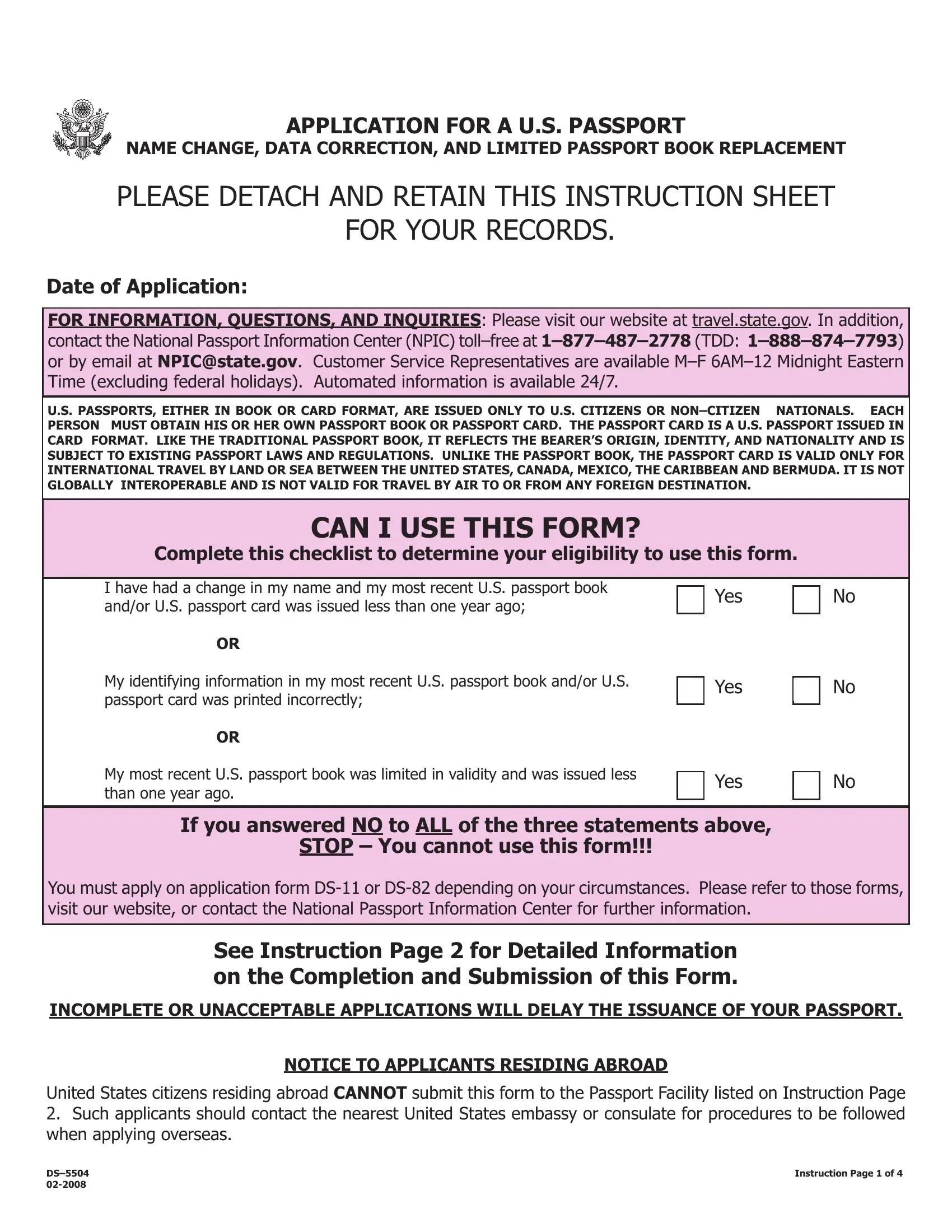 Form Ds 5504 Fillable Fill Out Printable PDF Forms