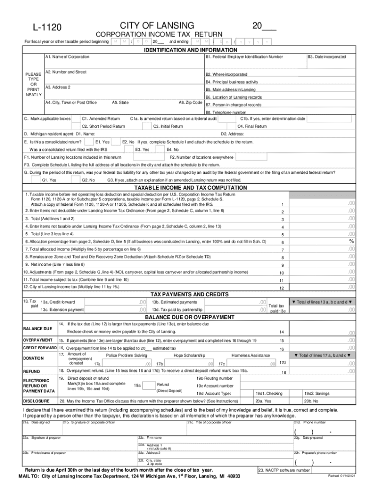 Form 1120s Schedule L Printable