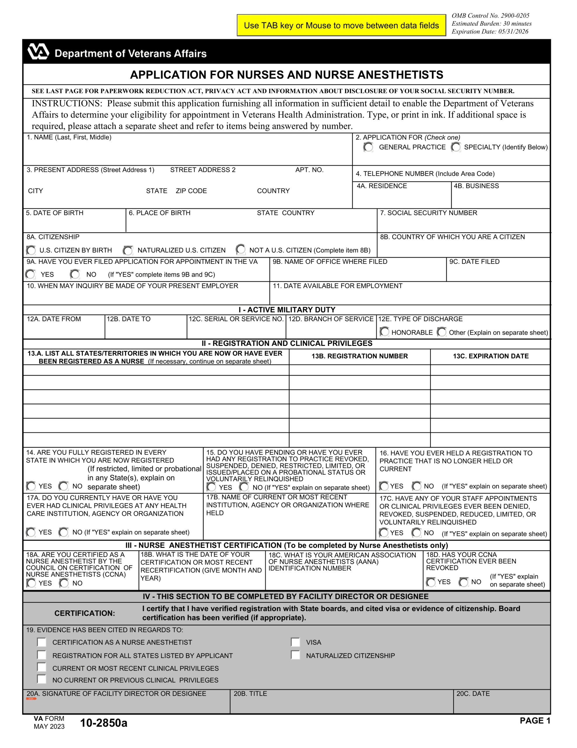 Ssa 561 U2 Form Printable
