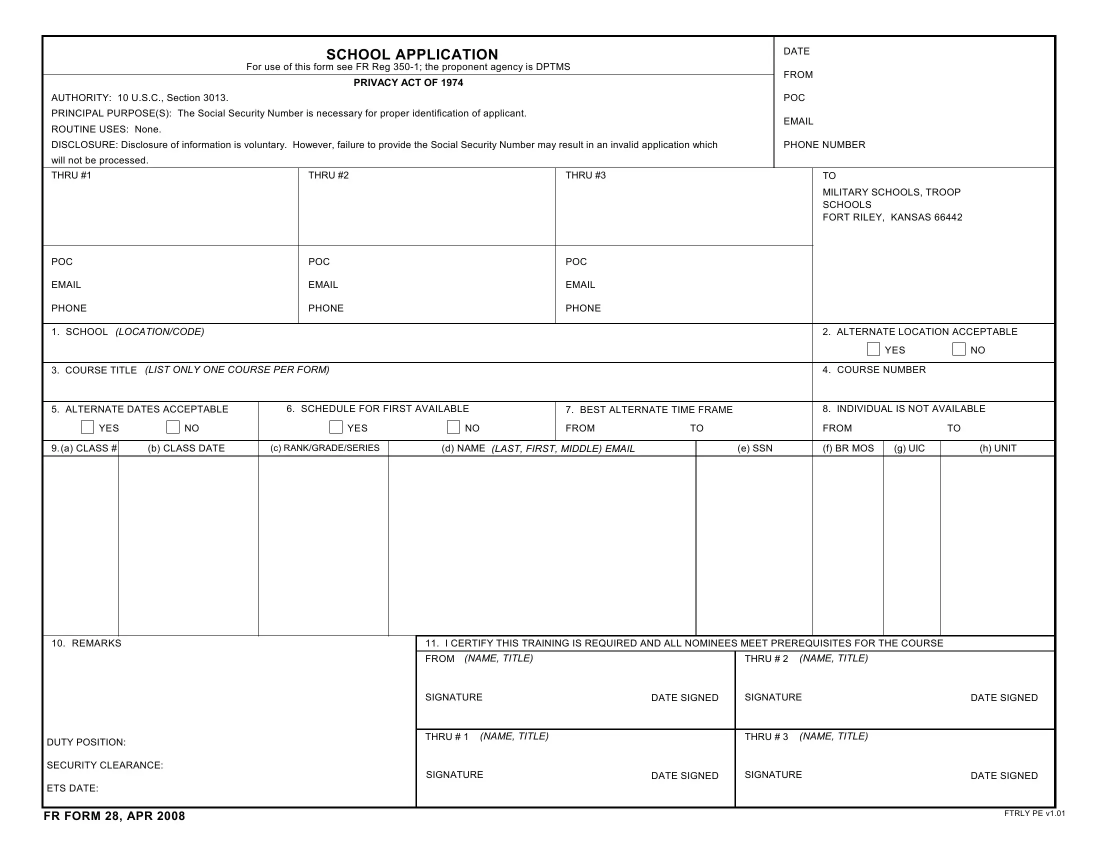 G-28 Form Edition Date