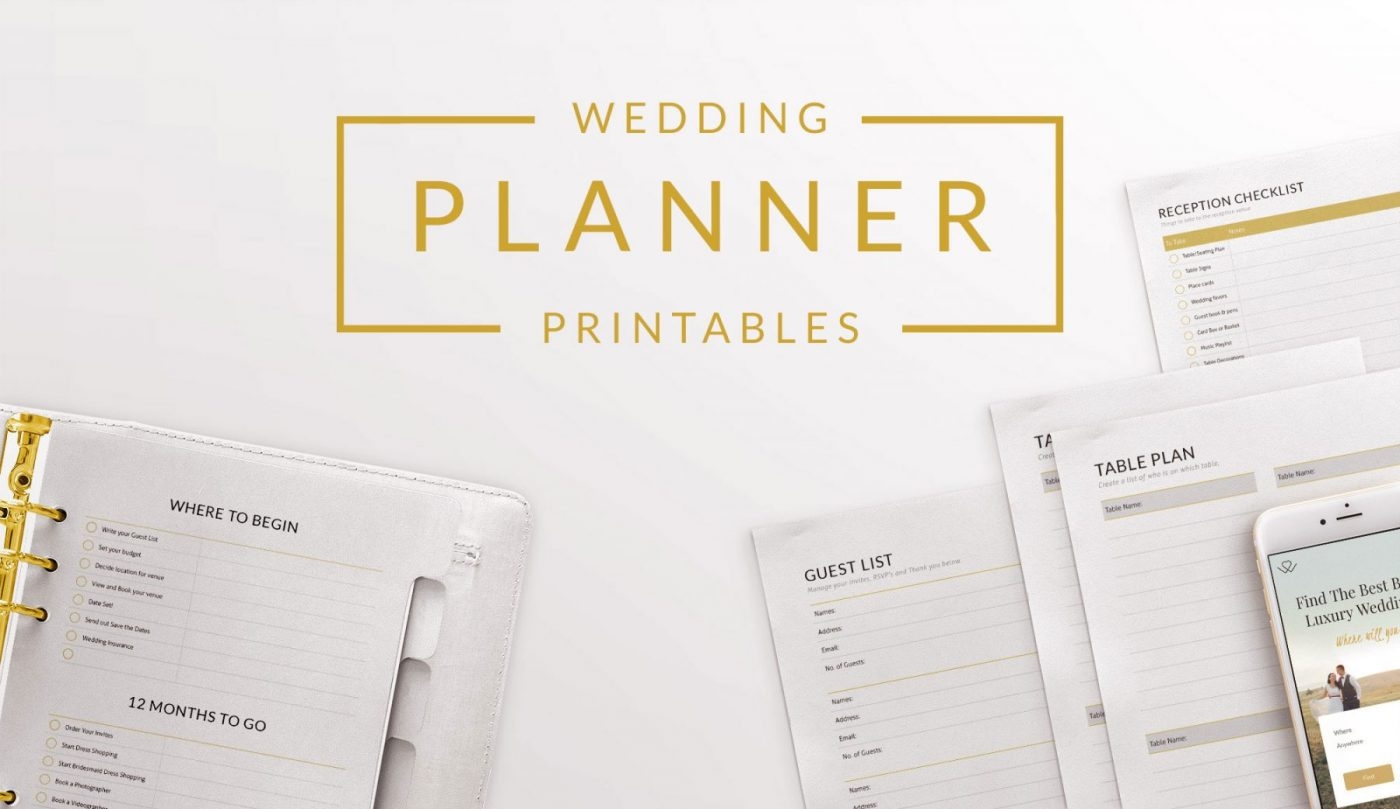 Wedding Planner Free Printable Pdf