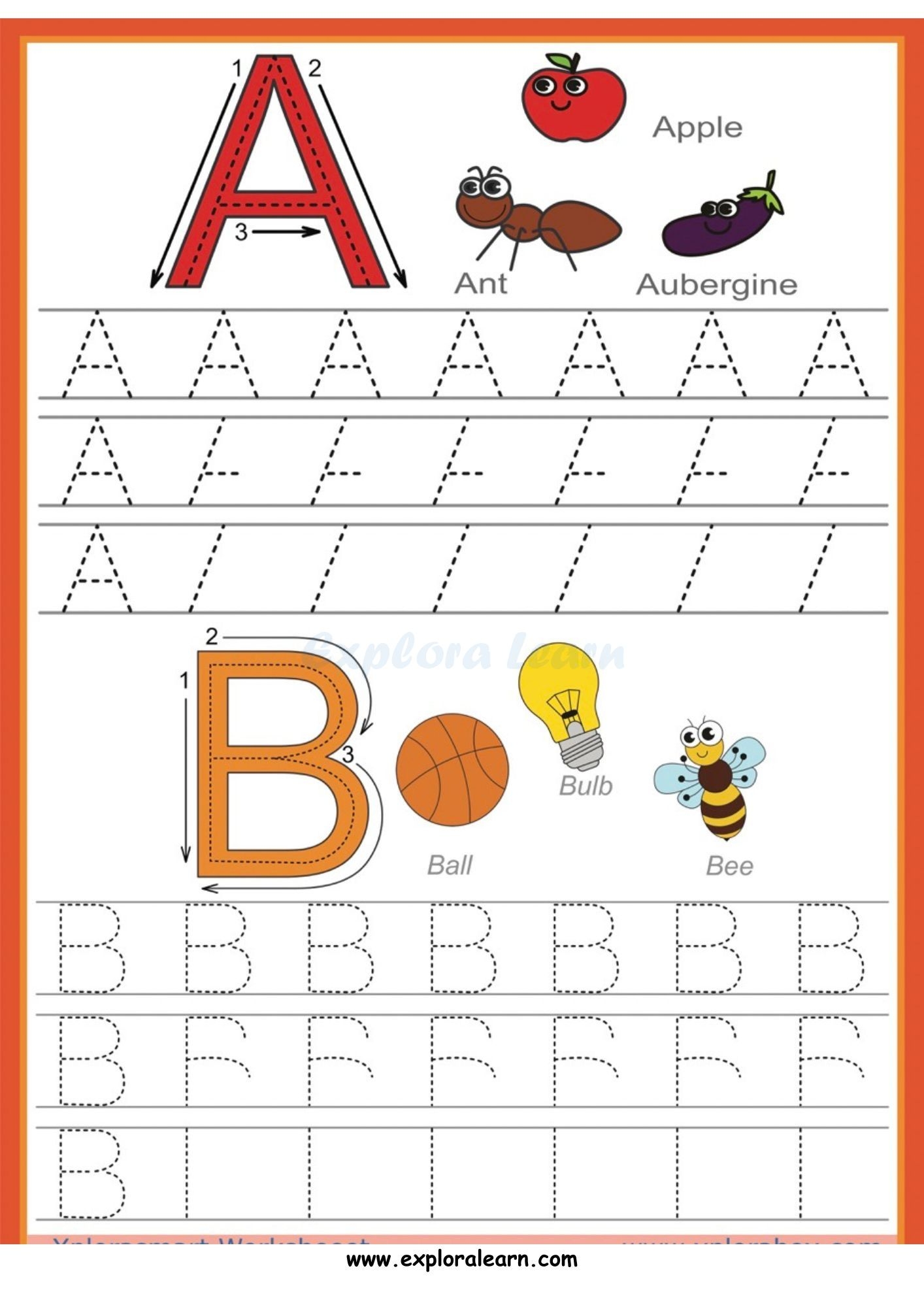 Free Alphabet Worksheets For Kids Downloadable Coloring Matching 