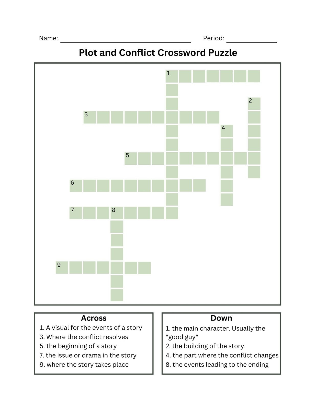 Crossword Puzzles Maker Free Printable