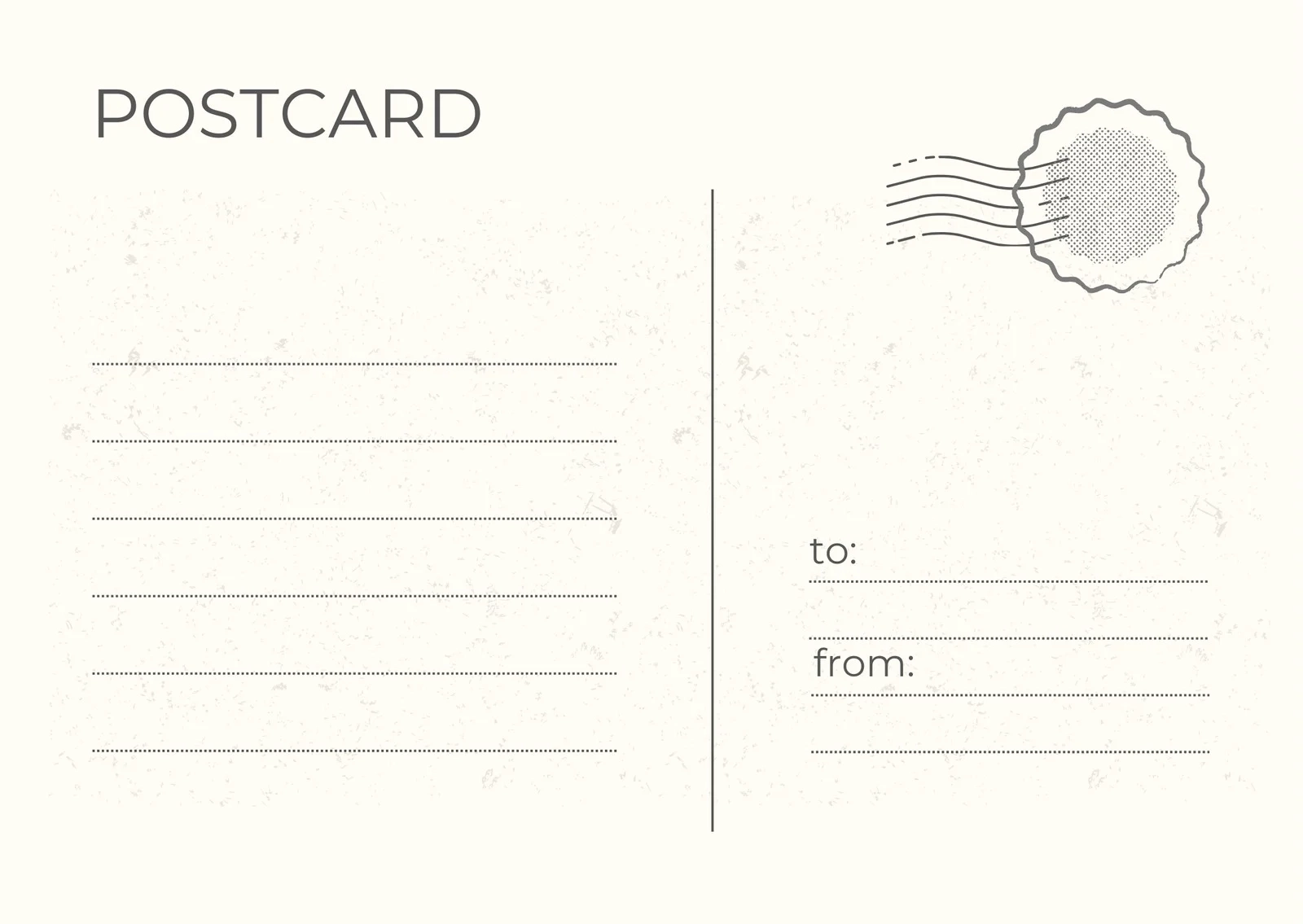 Free And Printable Travel Postcard Templates Canva