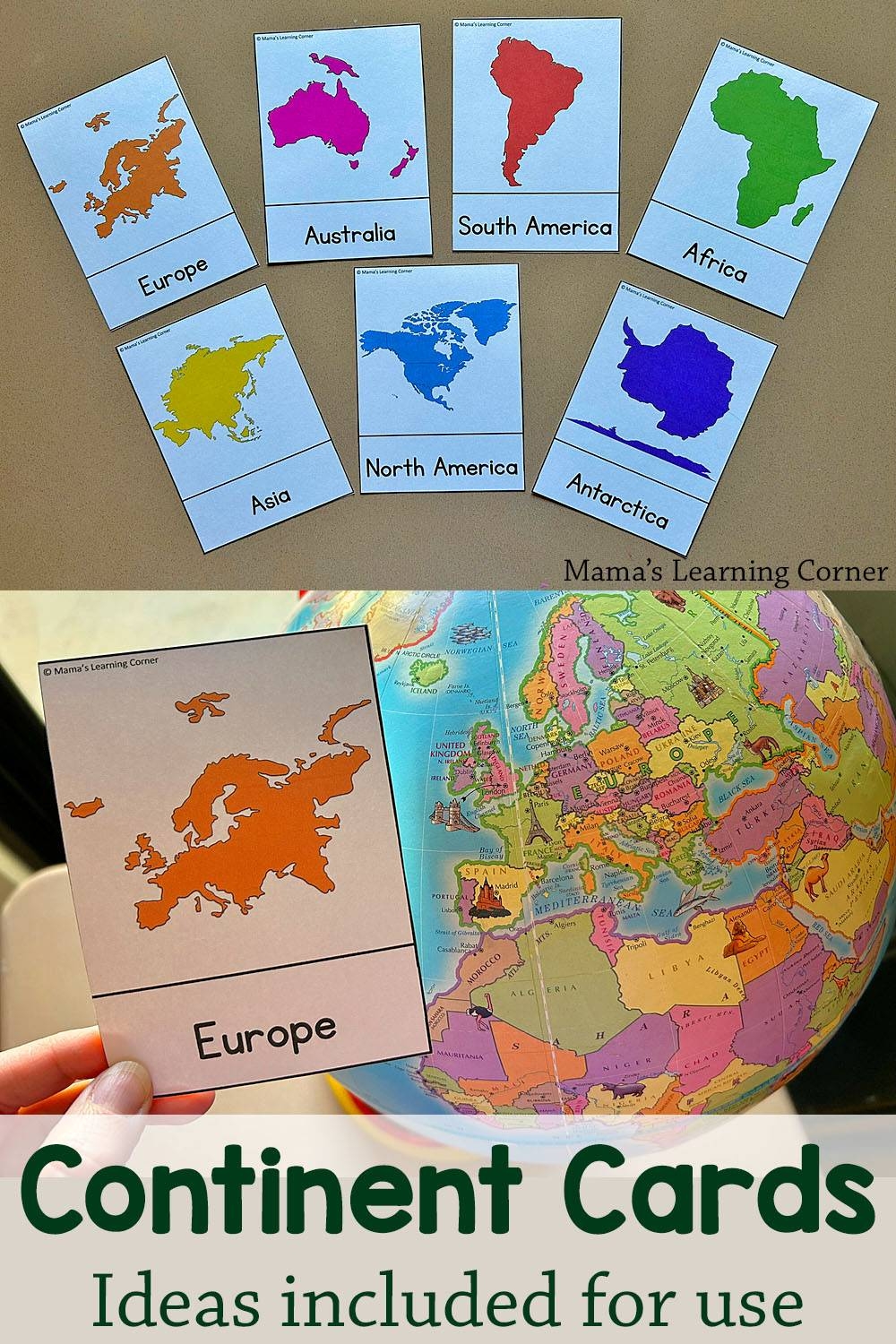 Free Printable 7 Continents Worksheets