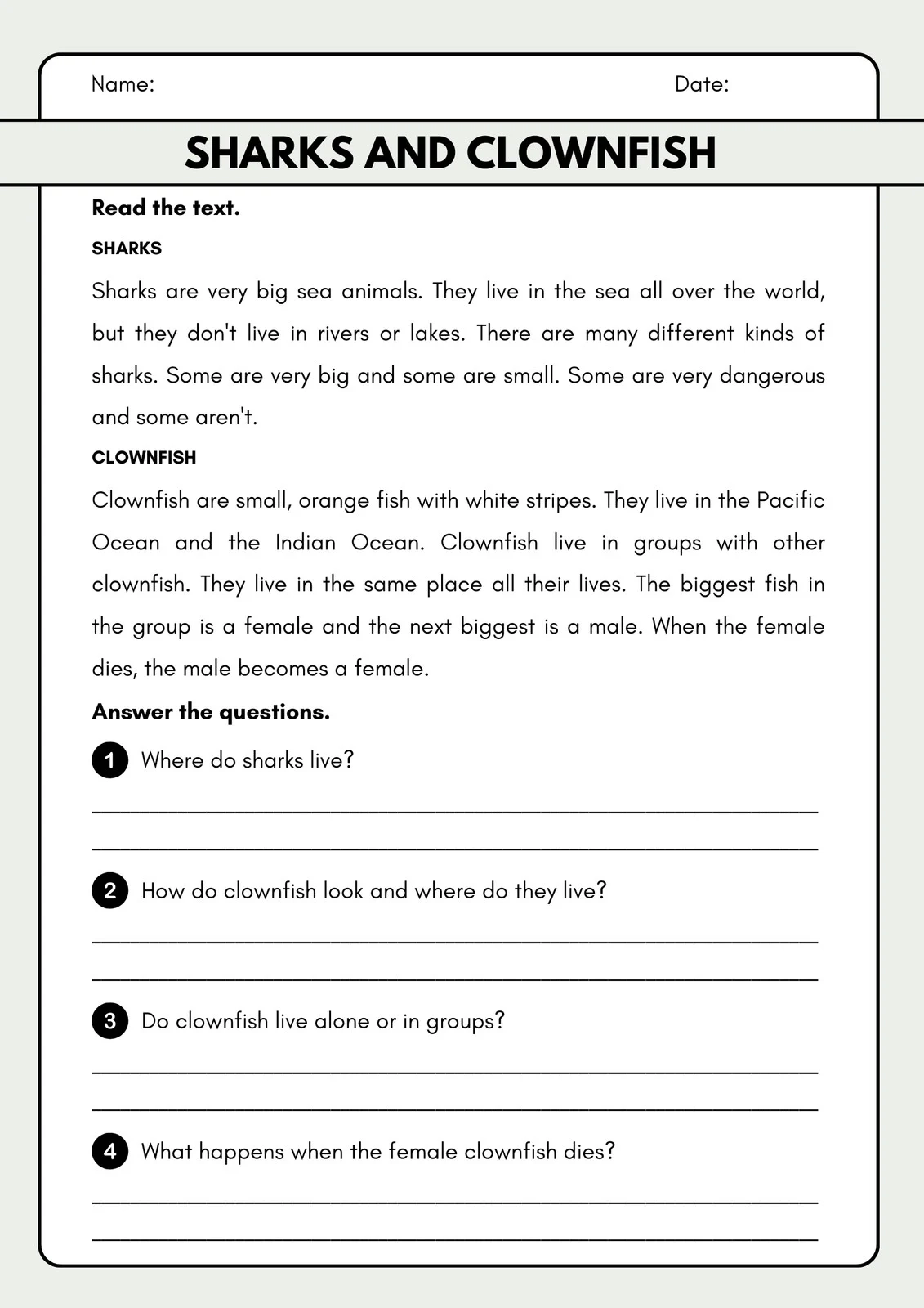 Free Custom And Printable Reading Worksheet Templates Canva