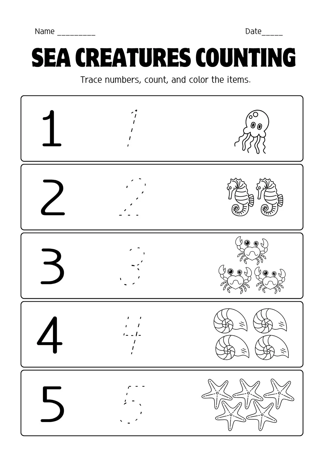 Pre K Printable Worksheets Pdf Free