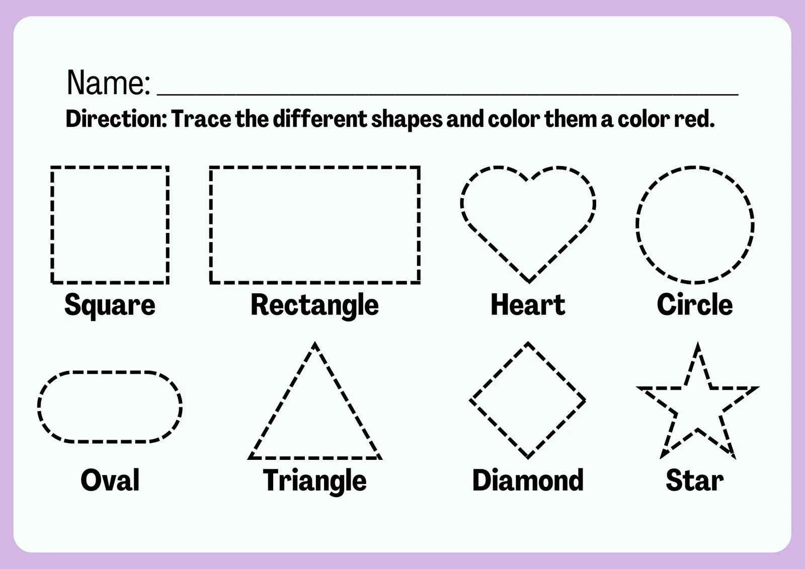 Pre K Worksheets Printables Free
