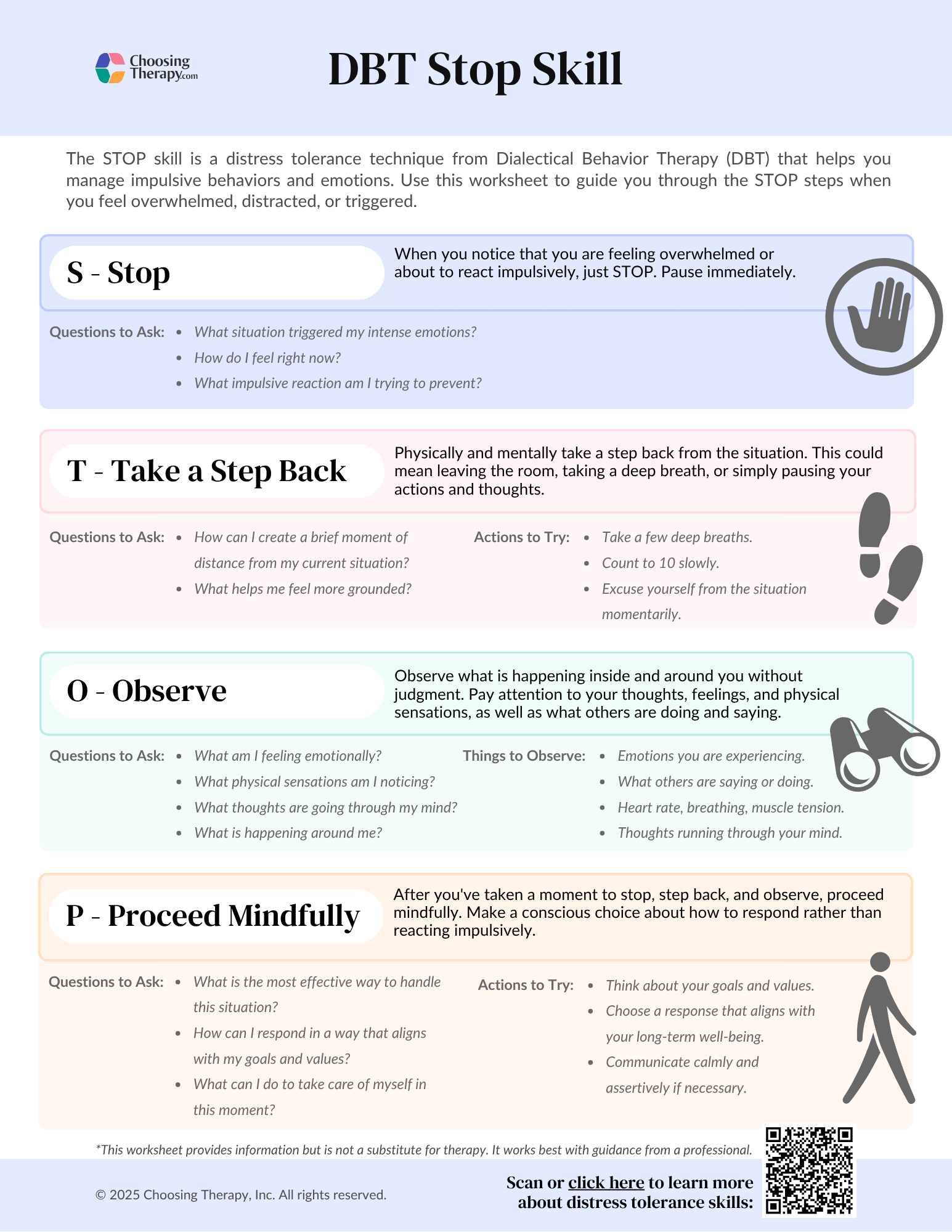 Dbt Worksheets For Adults Printable