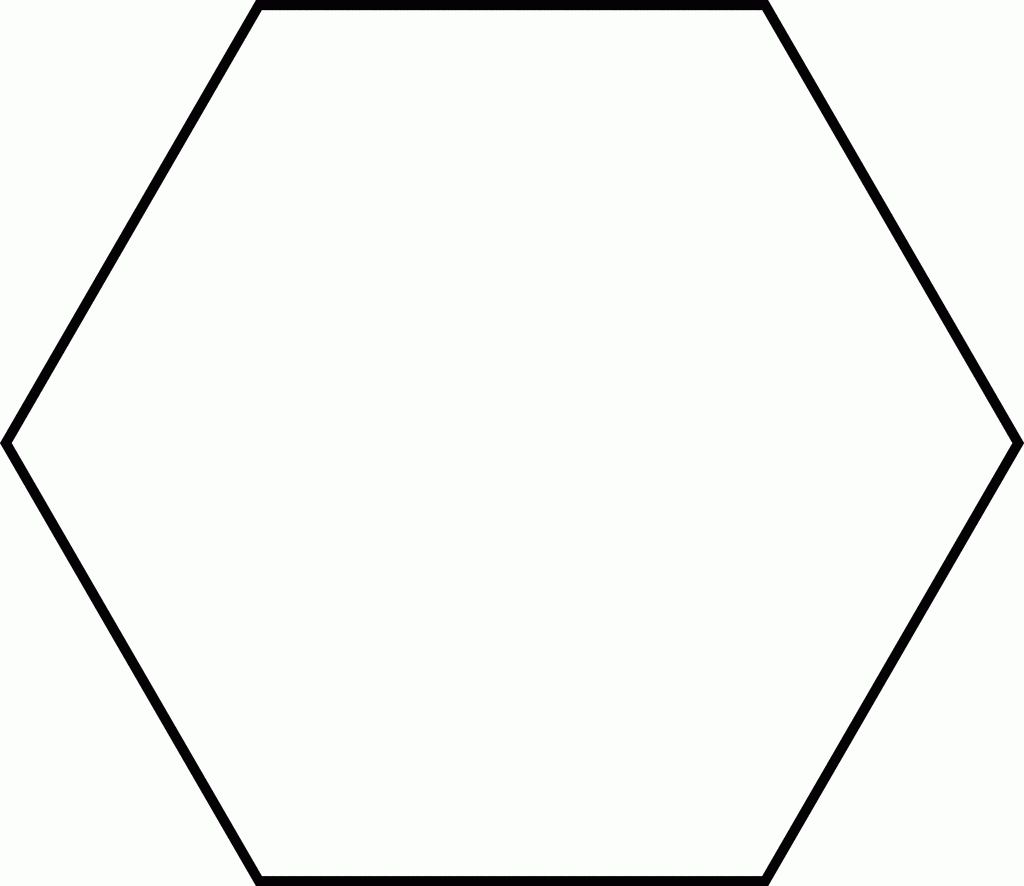 Free Hexagon Printable