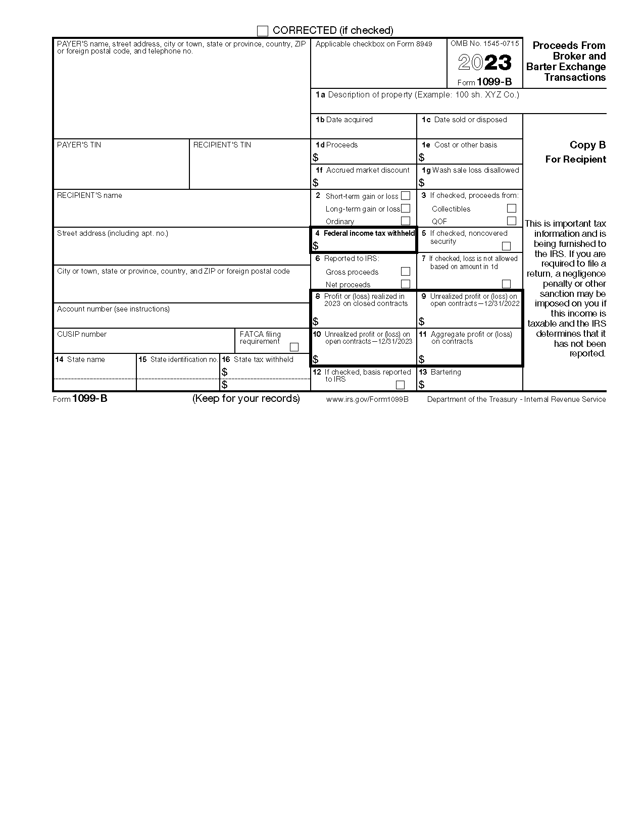 Free IRS 1099 Form PDF EForms