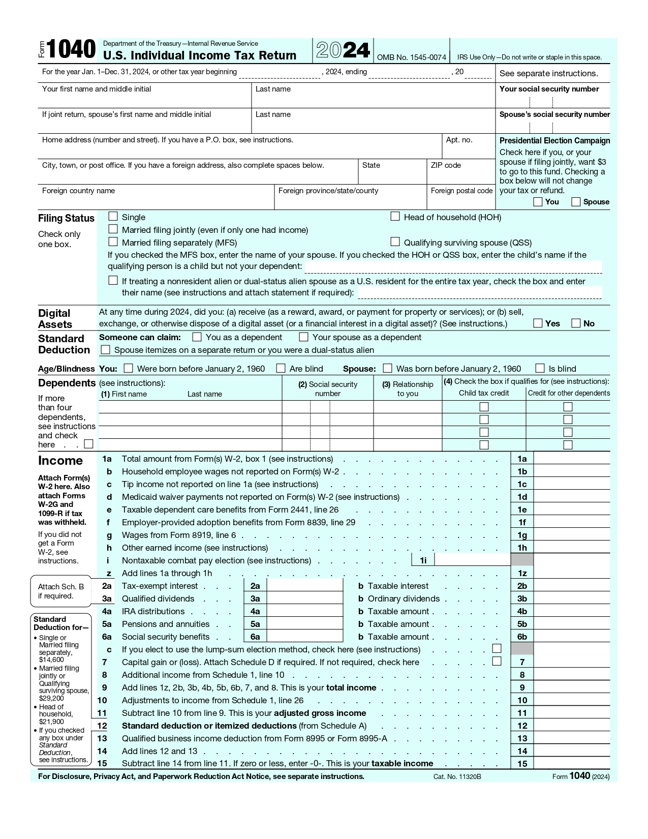Irs Forms 2025 Form