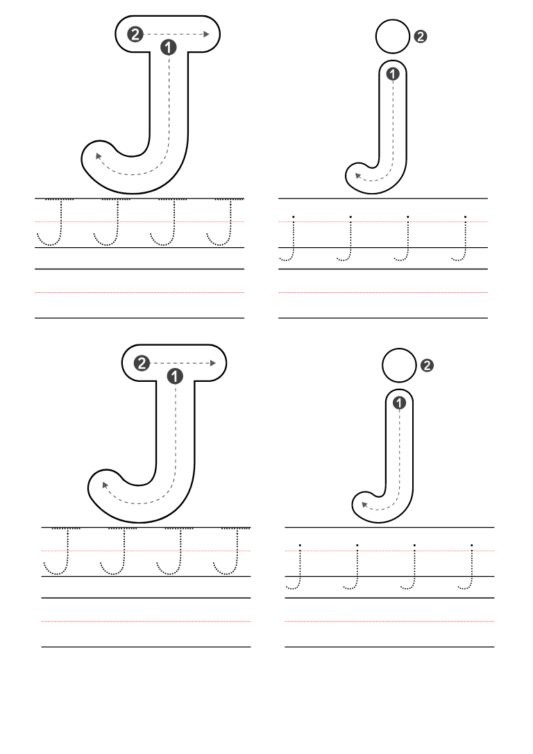 Letter J Free Printables