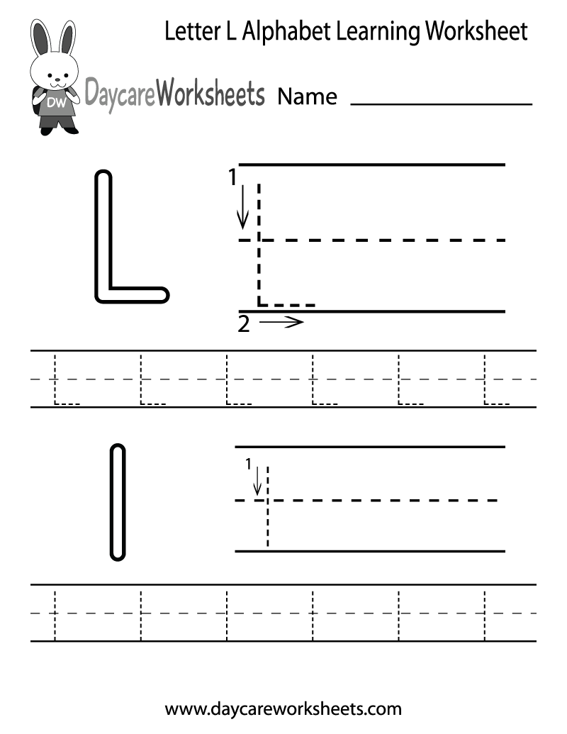 Letter L Free Printable