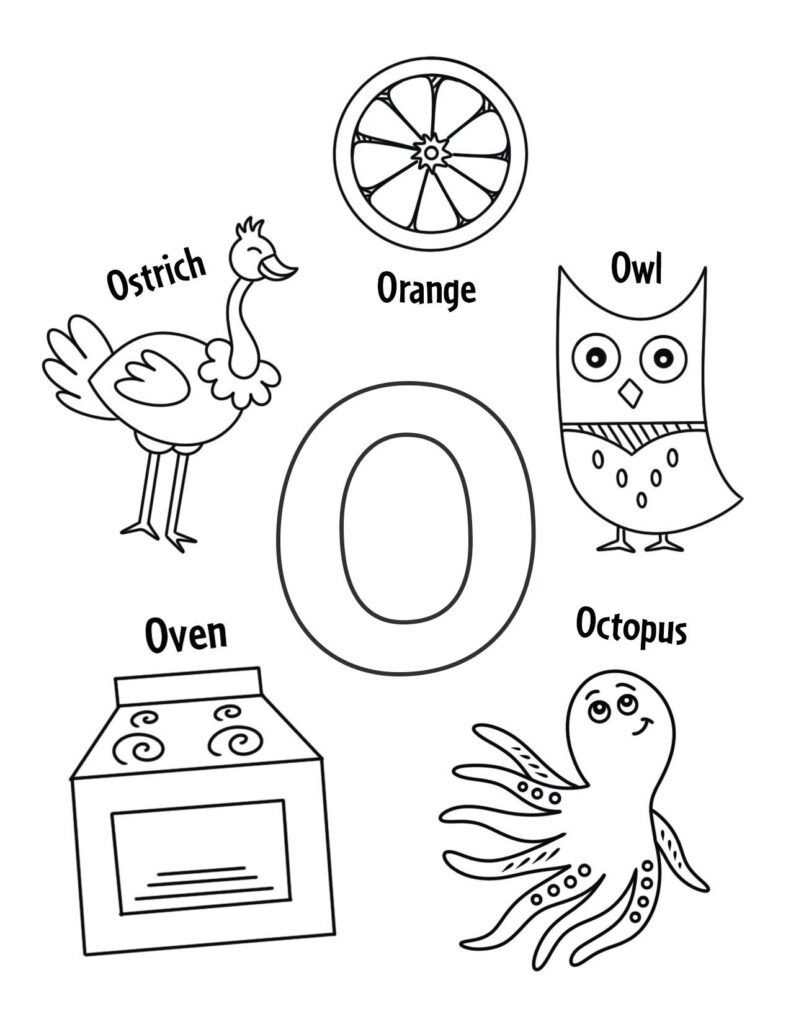 Free Printable Letter O Worksheets Preschool