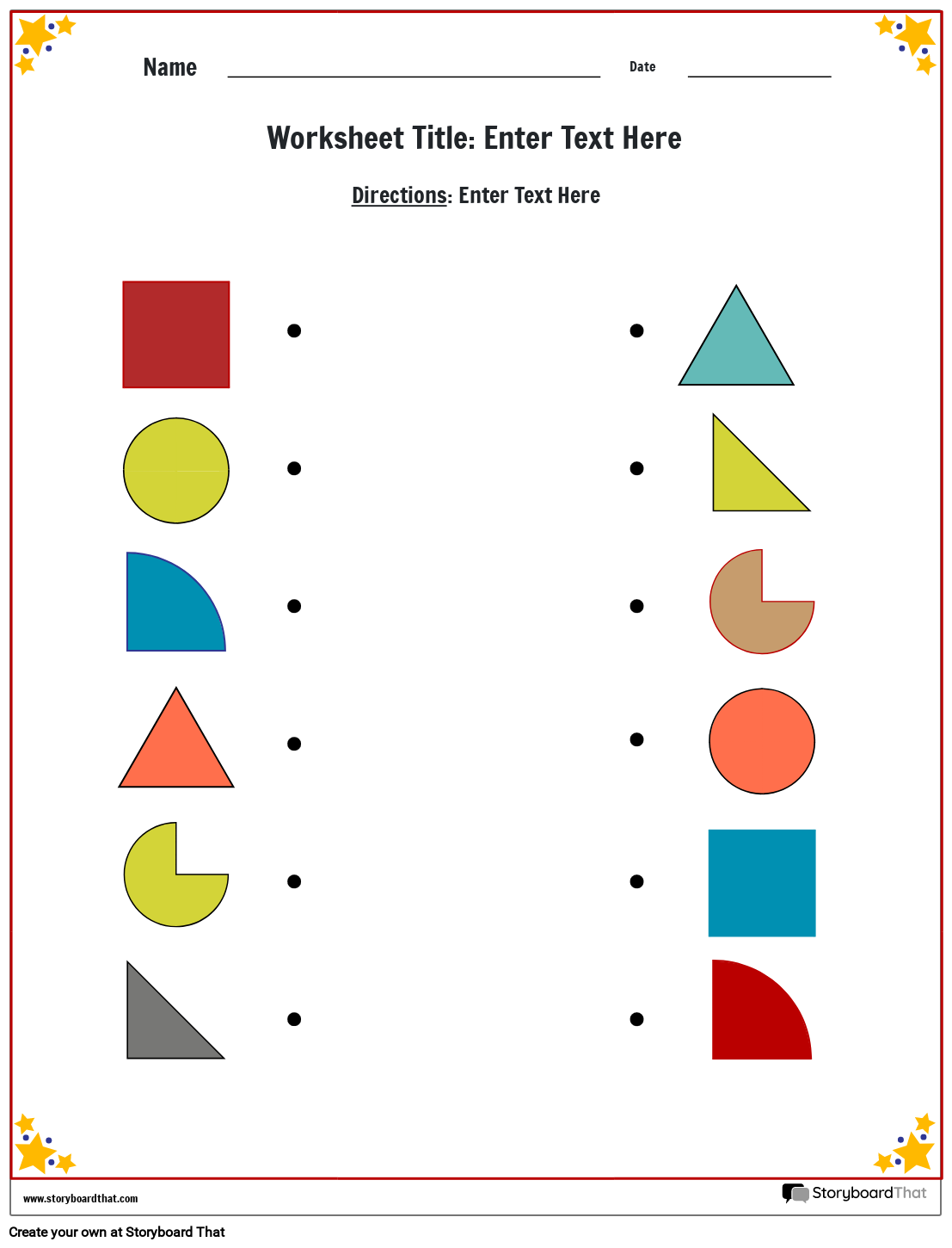 Free Printable Shapes And Colors Worksheets