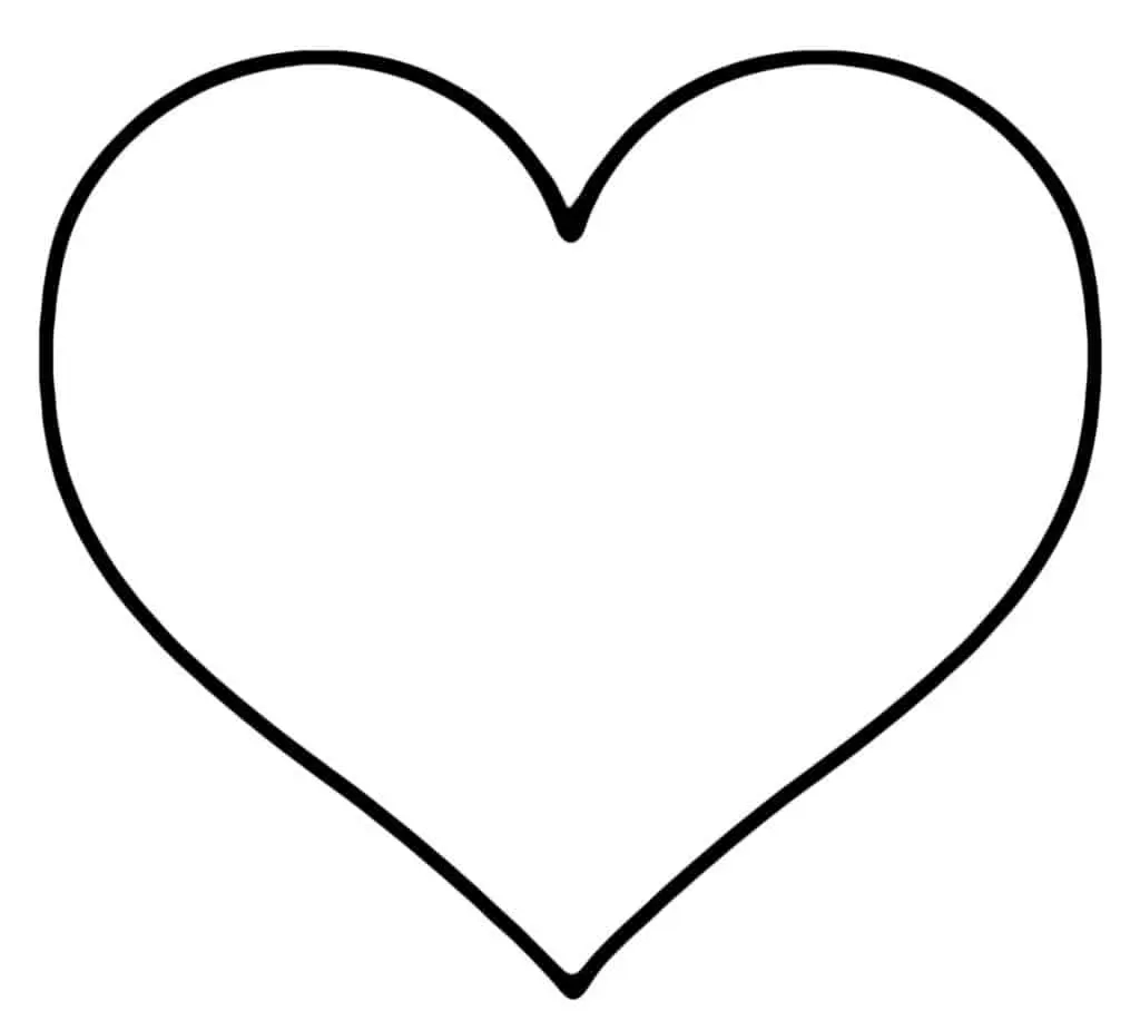 Free Pattern For Heart Template Printable Valentine s Day A 