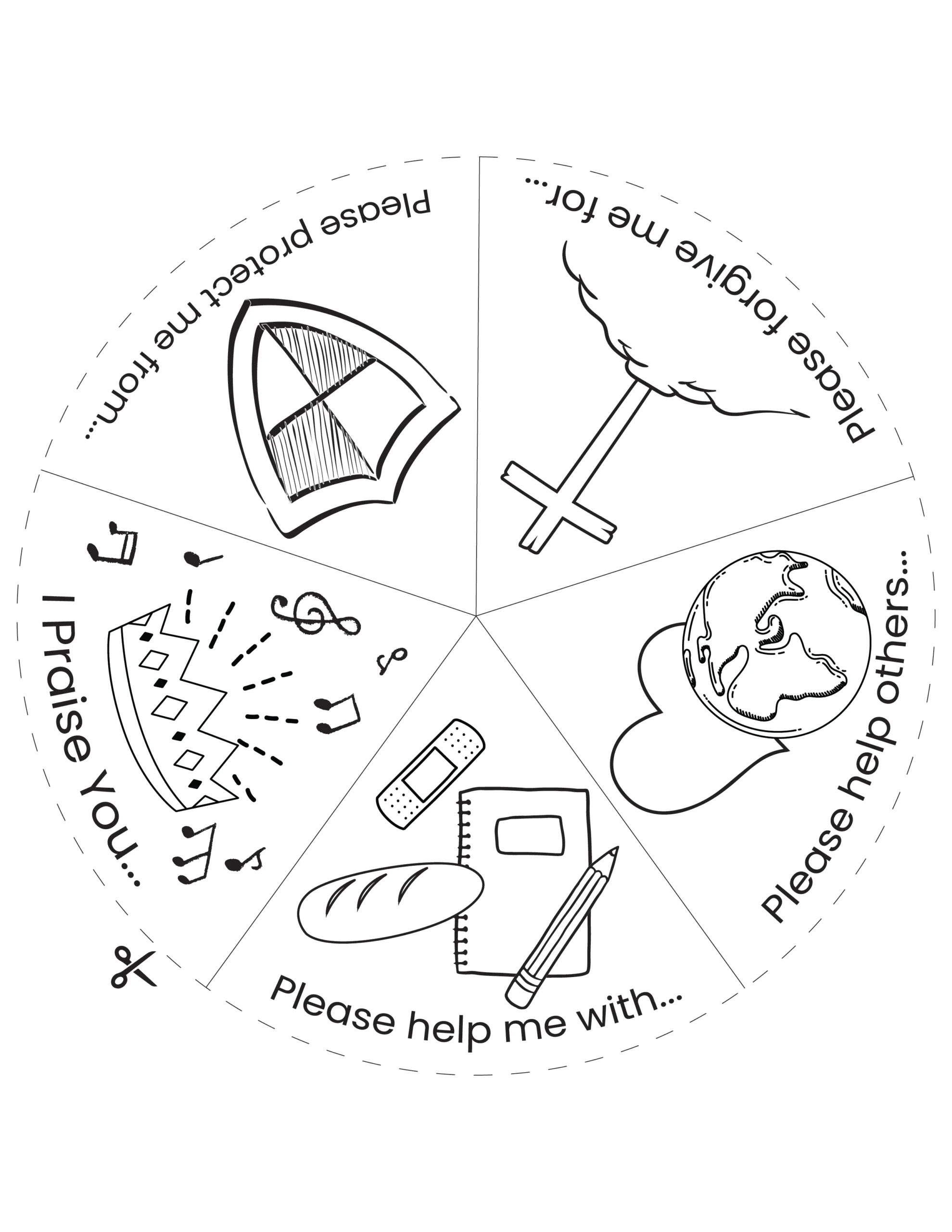 FREE Prayer Wheel Craft Children s Ministry Deals