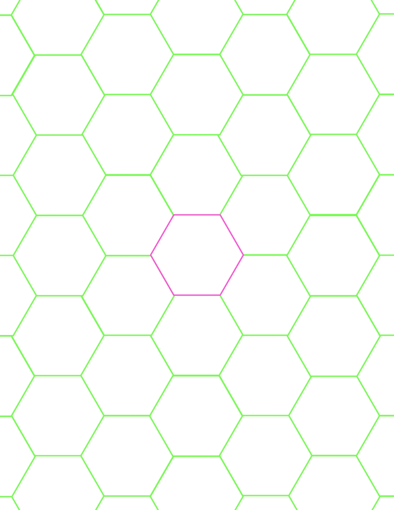 Printable Hex Grid Generator
