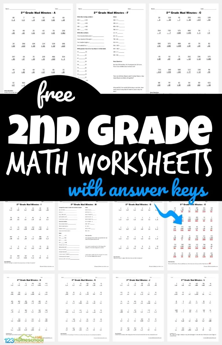 Free Printable Mad Minutes