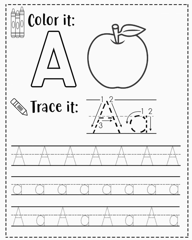Printable Abc Traceable Worksheets