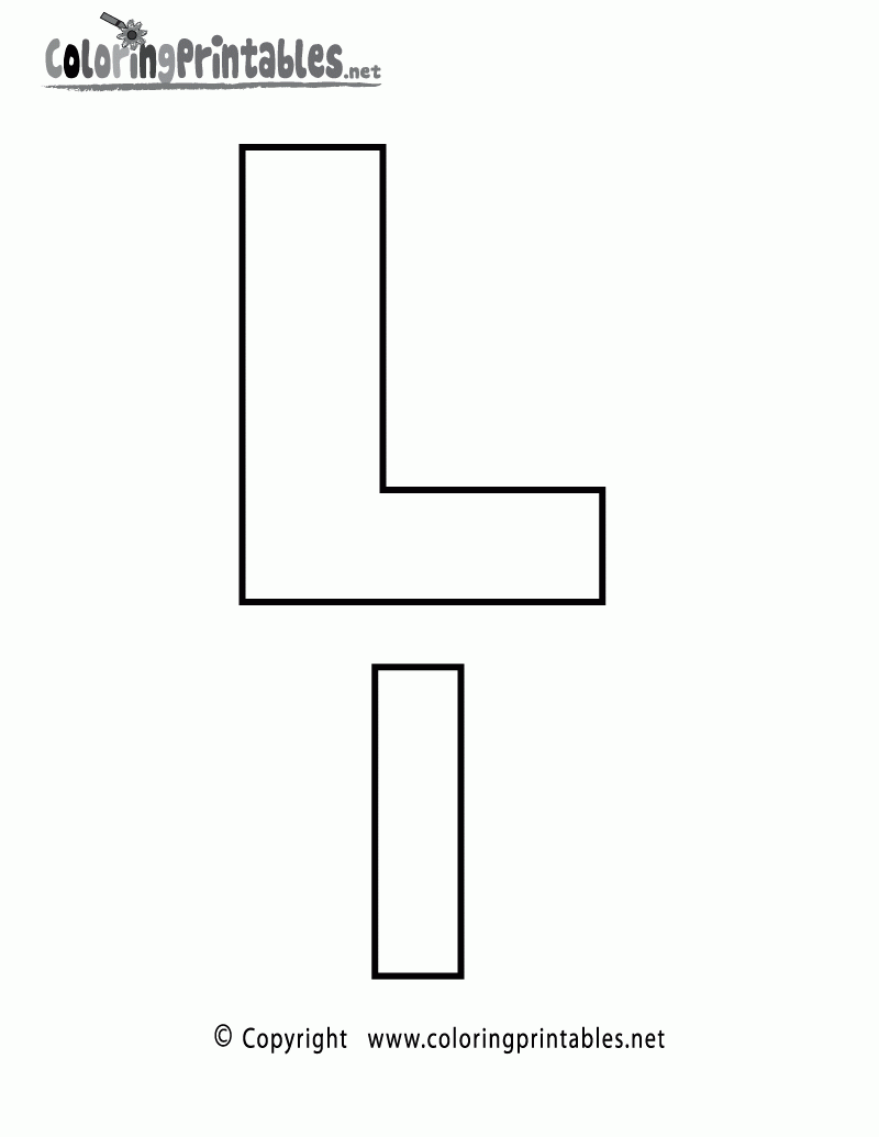 Printables Of The Letter L