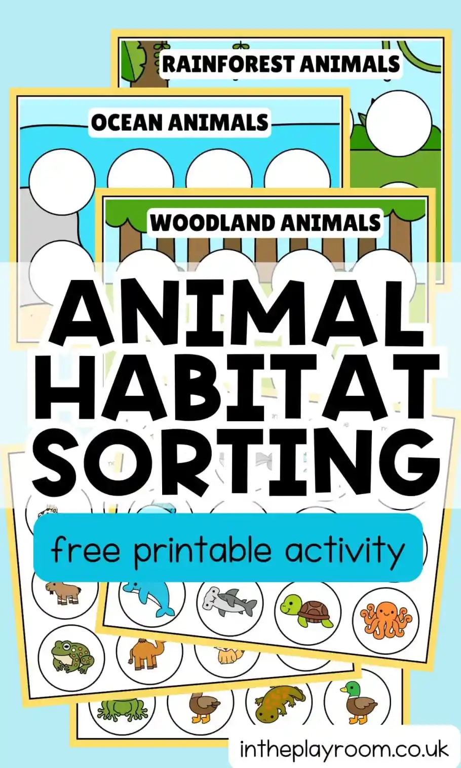 Free Printable Animal Habitats Worksheets