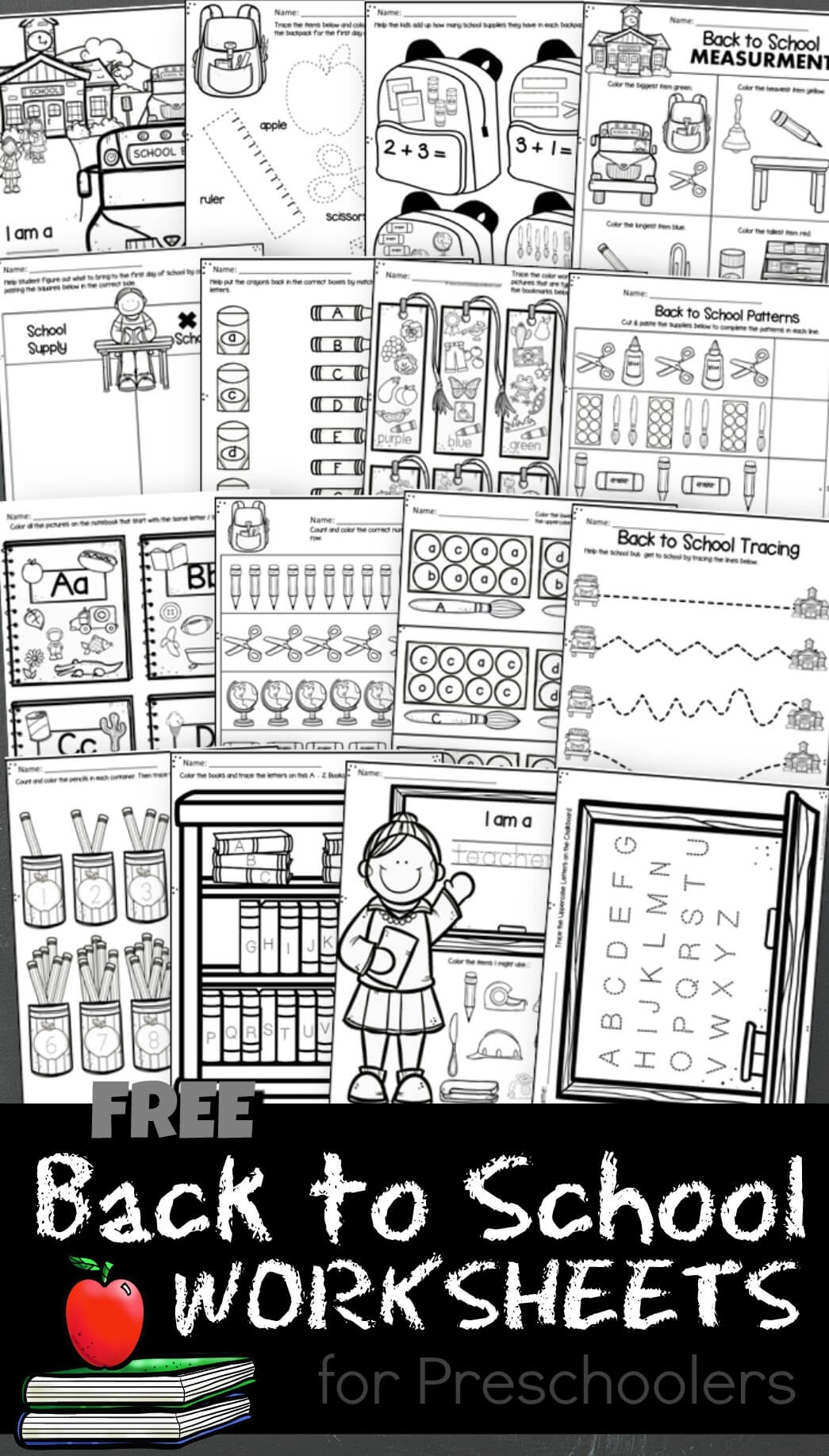 Free Printable School Worksheets