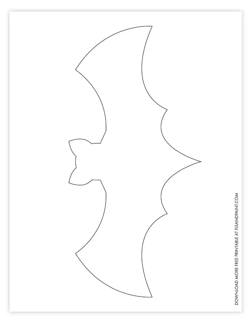 Bat Template Printable