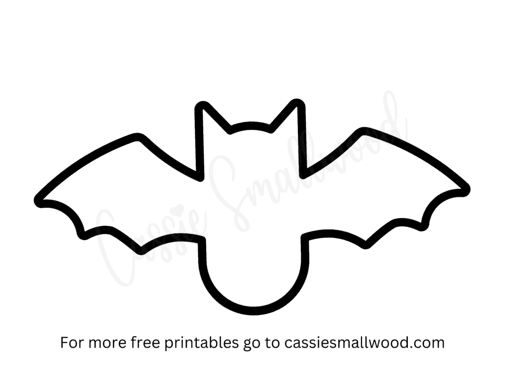 Free Printable Bat Templates Small Medium And Large Cassie 