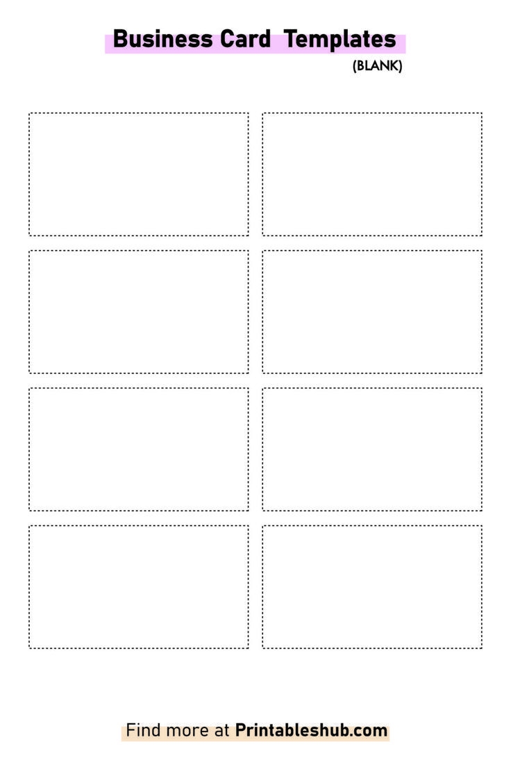 Free Editable Printable Business Card Templates