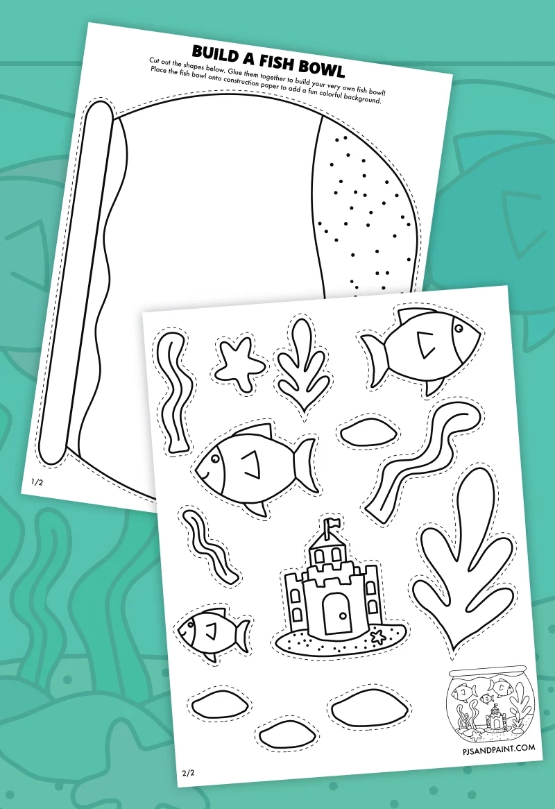 Free Printable Fish Bowl Template