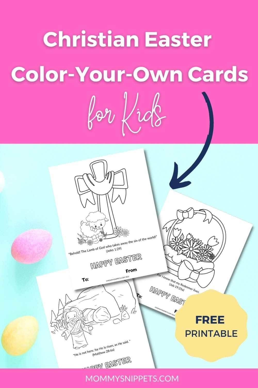 Religious Easter Card Templates Free Printable