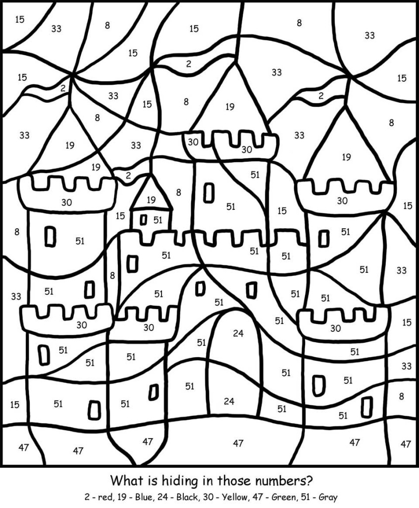 Free Large Printable Coloring Puzzles