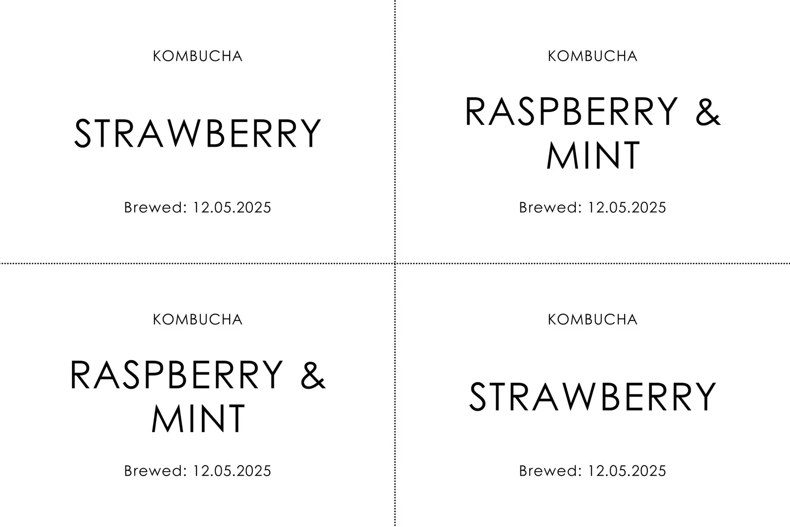 Editable Free Printable Labels Template