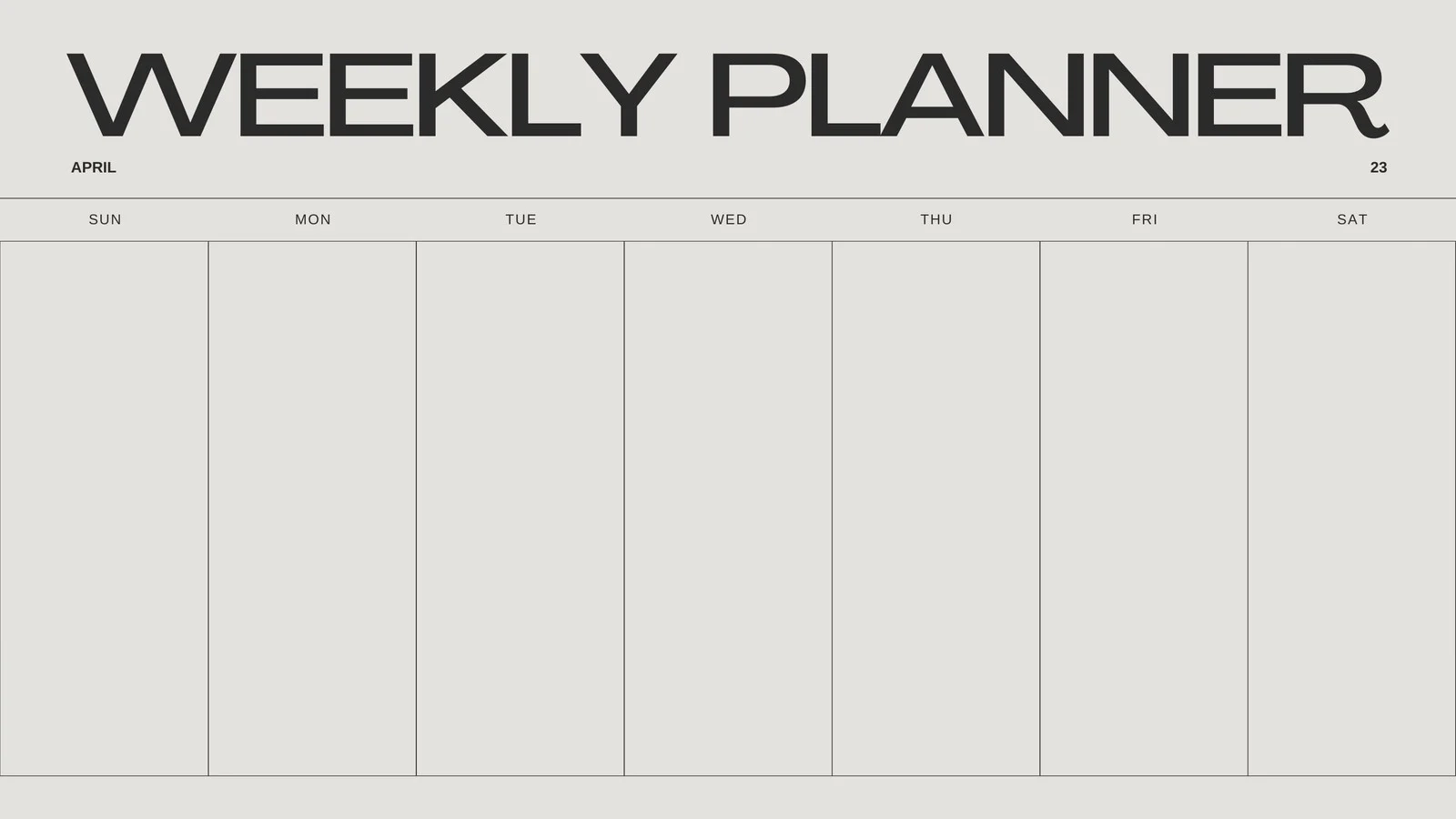 Free Printable Weekly Calendar Templates