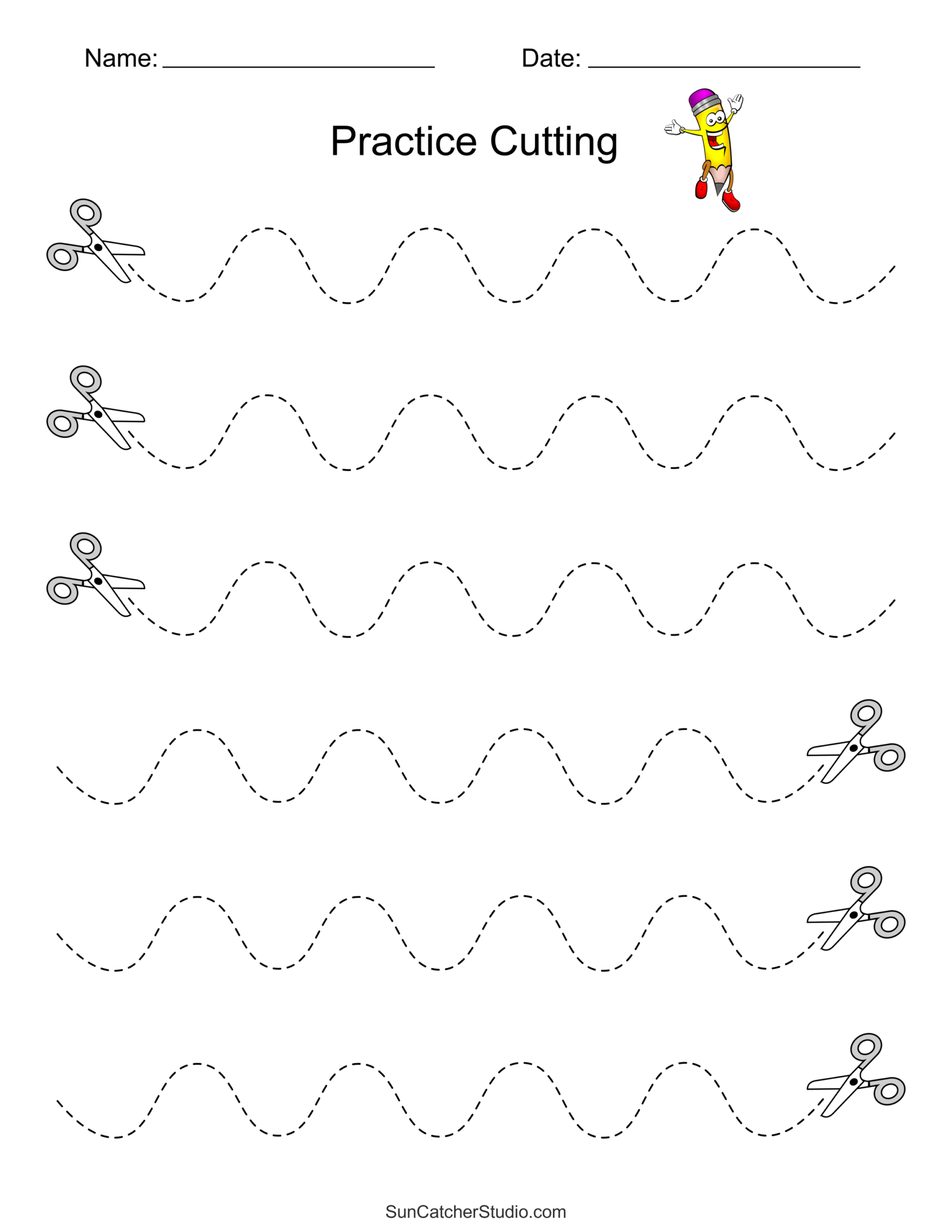 Free Printable Cutting Lines
