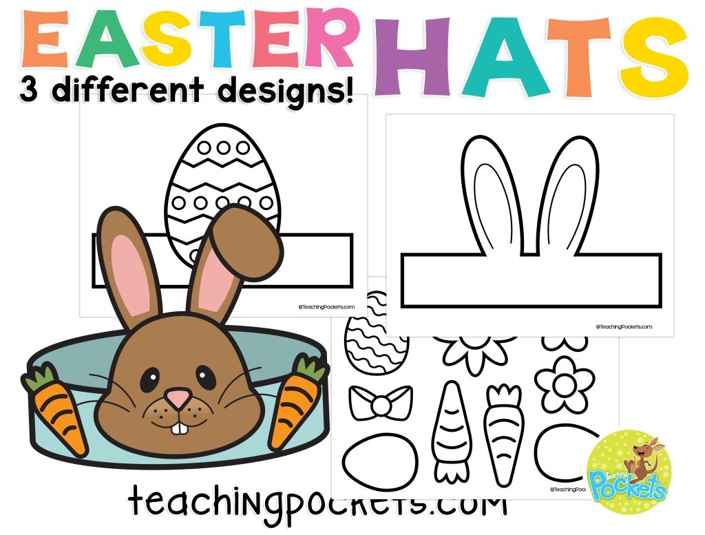 Free Printable Easter Bunny Hat Template For Kids Teaching Pockets