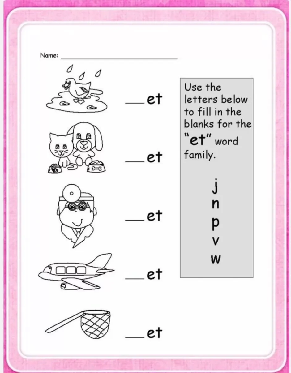 Printable Worksheets For Kids Grade 1